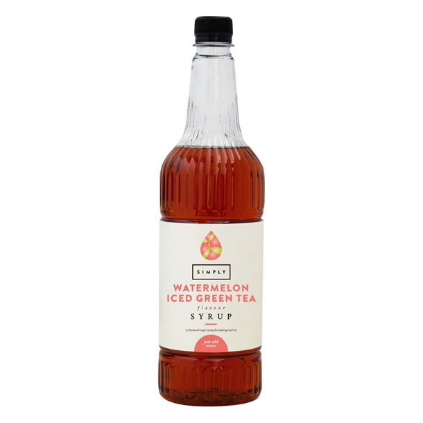 Simply Iced Tea Syrup Watermelon Iced Green Tea - 1Ltr