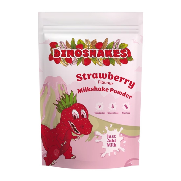 Dinoshake Milkshake Powder Strawberry - 1kg