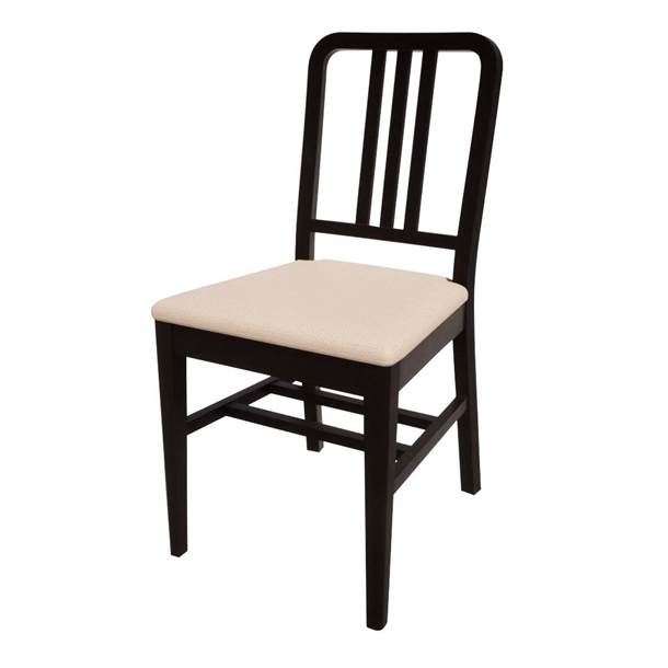 Bolero Bespoke Vicky Side Chair in Cream/Charcoal (Direct)