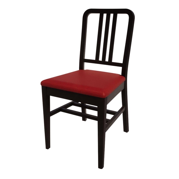 Bolero Bespoke Vicky Side Chair in Red/Charcoal (Direct)