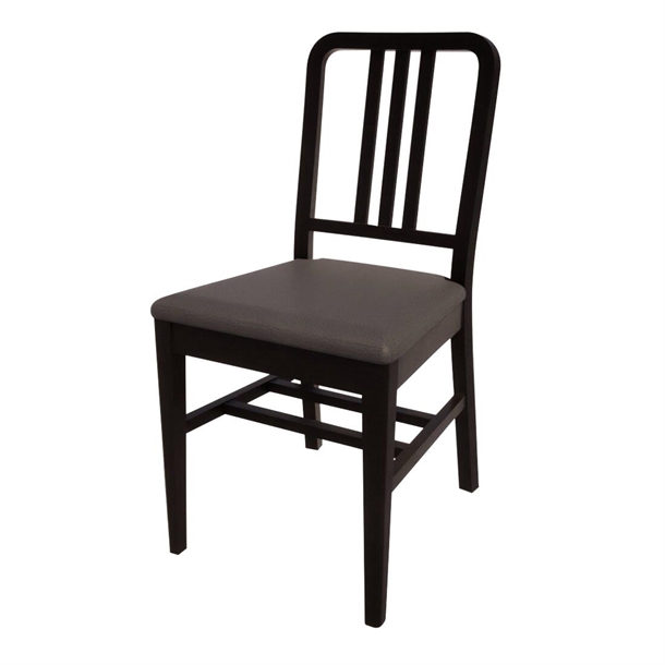 Bolero Bespoke Vicky Side Chair in Anthracite/Charcoal (Direct)