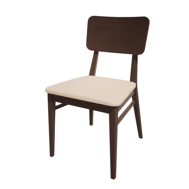 Bolero Bespoke Brenda Side Chair in Cream/Wenge (Direct)