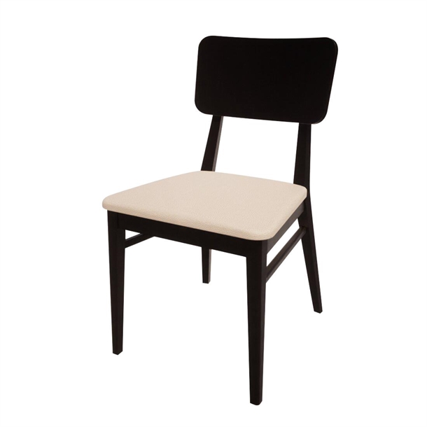Bolero Bespoke Brenda Side Chair in Cream/Charcoal (Direct)