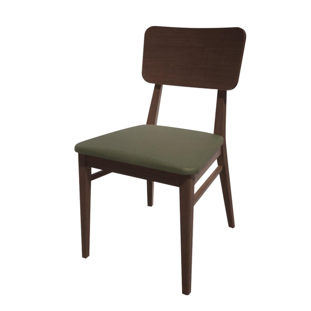 Bolero Bespoke Brenda Side Chair in Olive/Wenge (Direct)