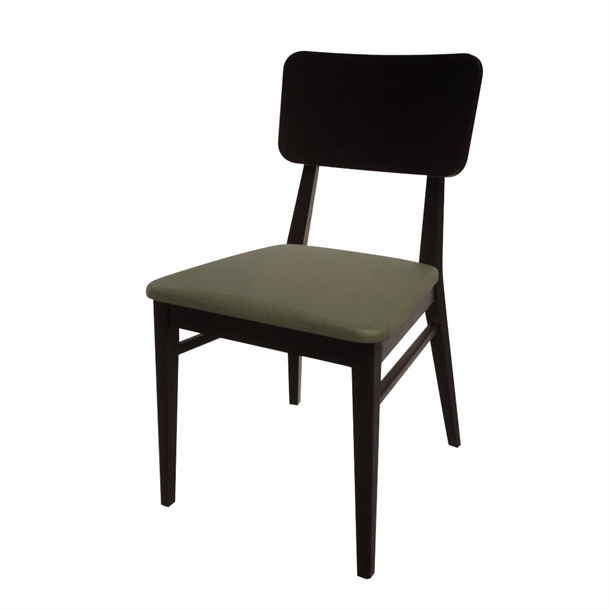 Bolero Bespoke Brenda Side Chair in Olive/Charcoal (Direct)