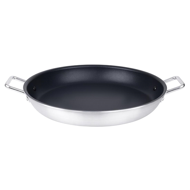 Vogue Paella Pan Aluminium Non-stick Teflon Platinum Plus - 450x68mm