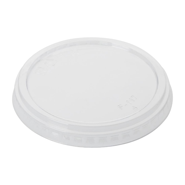 Fiesta Recyclable rPET Flat Lid for Deli Cup - 8/12/16oz (Pack 300)