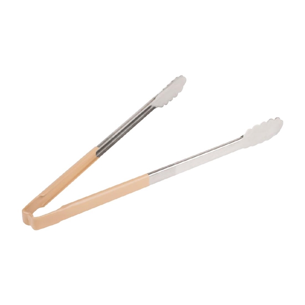 Vollrath Tan Utility Grip Tong Kool Touch - 16"