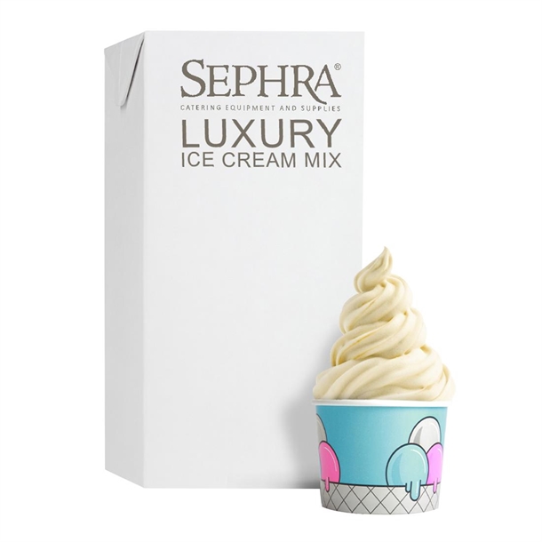Sephra Luxury Soft Serve Ice Cream Mix (12x1Ltr)