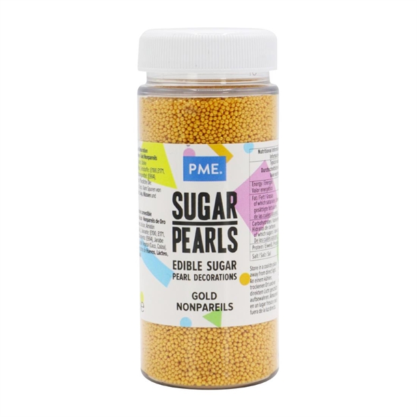PME Sugar Pearls Gold NonPareils - 100g
