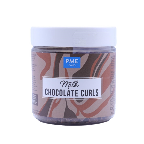 PME Chocolate Curls Milk Chocolate - 85g