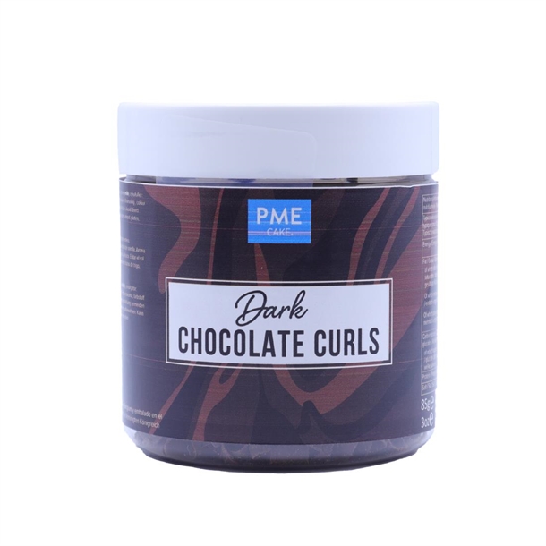 PME Chocolate Curls Dark Chocolate - 85g