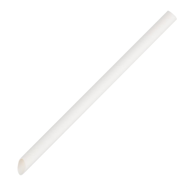 Fiesta Compostable Bubble Tea Straw White - 12x210mm (Pack 150)
