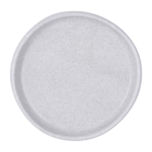 Tablekraft Naturals Clay Ash Grey Round Plate - 205x21mm (Box 5) (B2B)