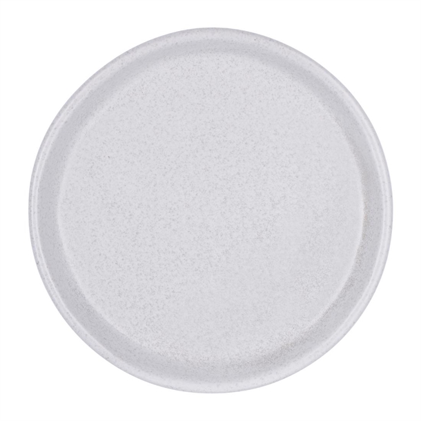 Tablekraft Naturals Clay Ash Grey Round Plate - 265x28mm (Box 3) (B2B)
