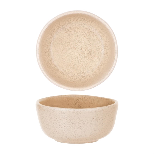 Tablekraft Naturals Clay Sierra Beige Deep Bowl - 167x85mm (Box 3) (B2B)