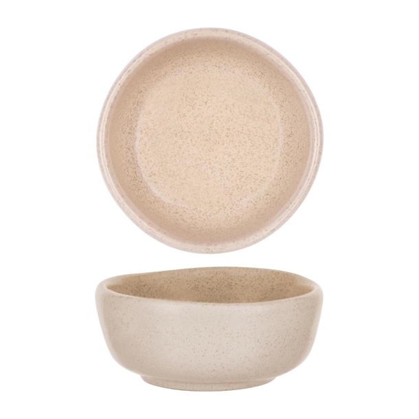 Tablekraft Naturals Clay Sierra Beige Deep Bowl - 127x53mm (Box 4) (B2B)