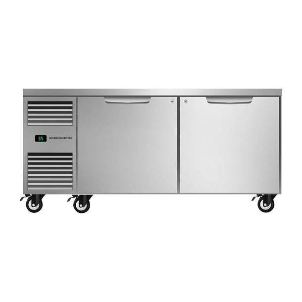 Skope Prospec Two Solid Door Underbench GN2/1 Fridge PG21.UBR.2.SD (Direct)