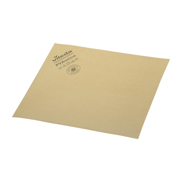 Vileda PVA Microfibe Cloth - Yellow (Pack 5)