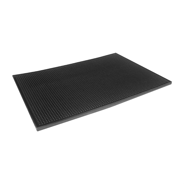 Jiwins Bar Mat Rubber Black - 450x300x10mm (B2B)