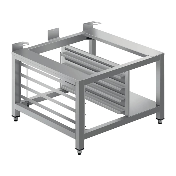 SMEG S/s Oven Stand with 4 Tray Supports for 2 x HU706 (2 Oven load) (Direct)