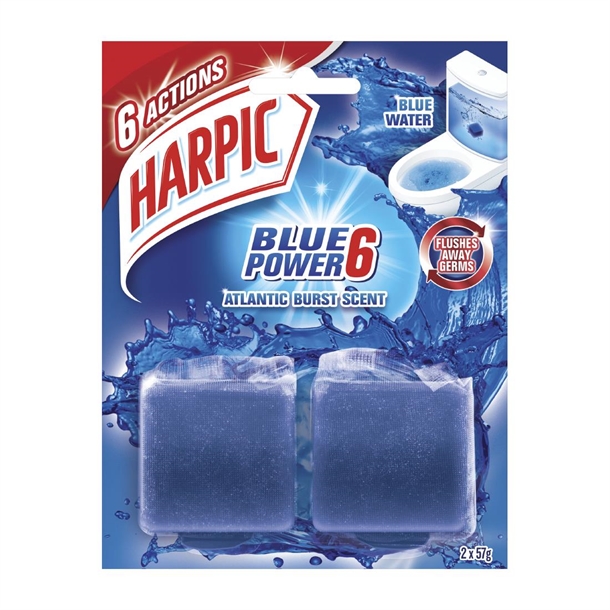 Harpic Foaming Blue Block Twin - 114g