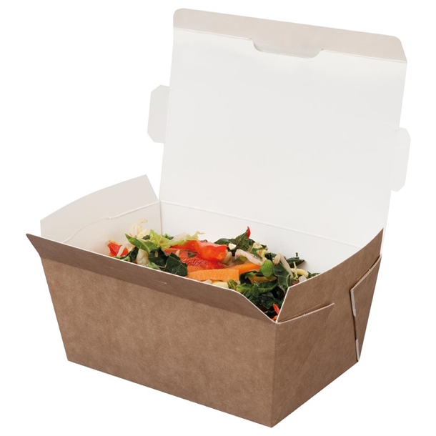 Colpac Recyclable Microwavable Food Container - Kraft - 700ml (Pack 200)