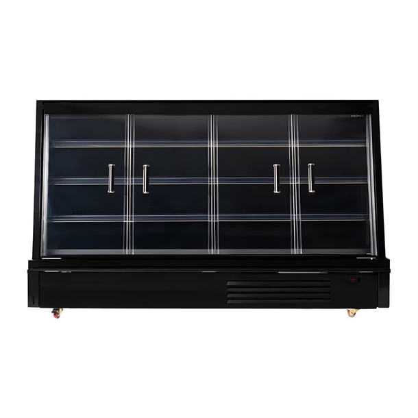 Bromic Semi Vertical Display Fridge with 4 Hinged Doors - 2500mm (Direct)