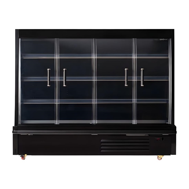 Bromic Semi Vertical Display Fridge with 4 Hinged Doors - 1875mm (Direct)