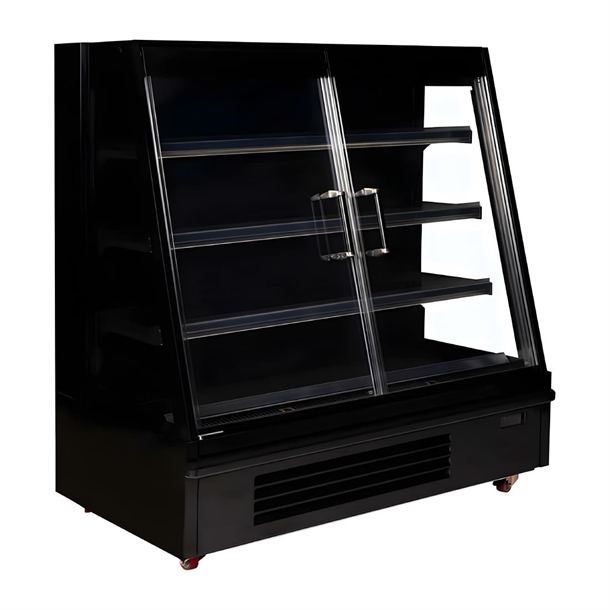 Bromic Gondola Semi Vertical Display Fridge with 2 Hinged Doors 1580mm (Direct)