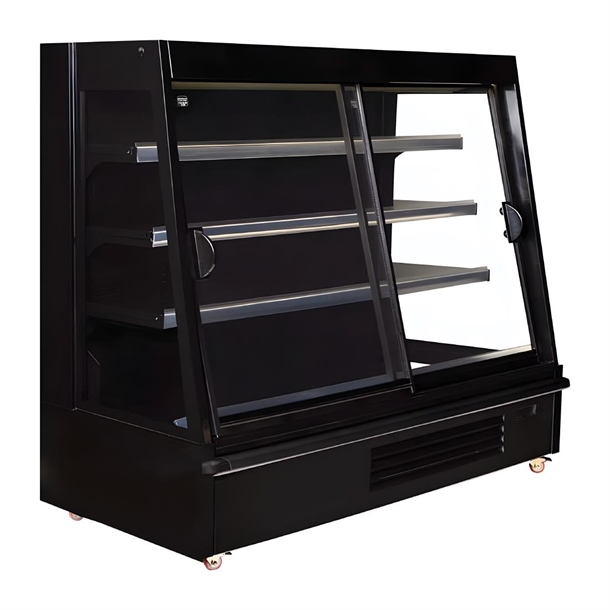 Bromic Semi Vertical Display Fridge with 2 Sliding Doors - 1875mm (Direct)