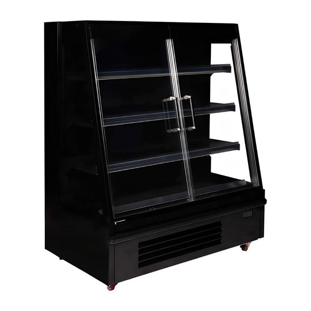 Bromic Semi Vertical Display Fridge with 2 Hinged Doors - 1250mm (Direct)