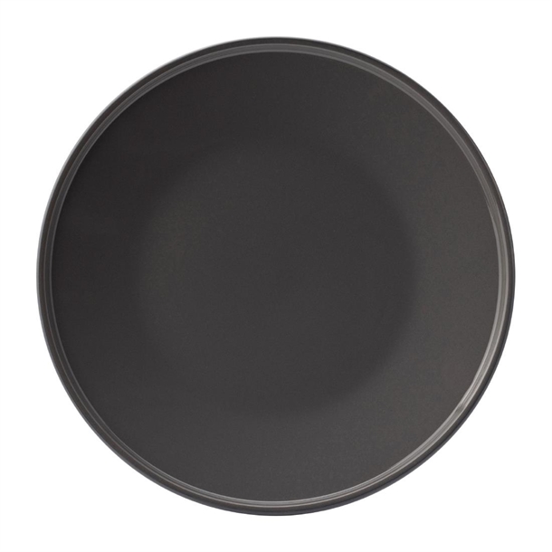 Utopia Core Round Plate Slate - 250mm (Pack 6) (B2B)