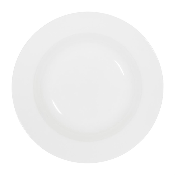 Tablekraft Core Pasta/Soup Bowl Deep Rim Shape White - 270x52mm (Pack 3) (B2B)
