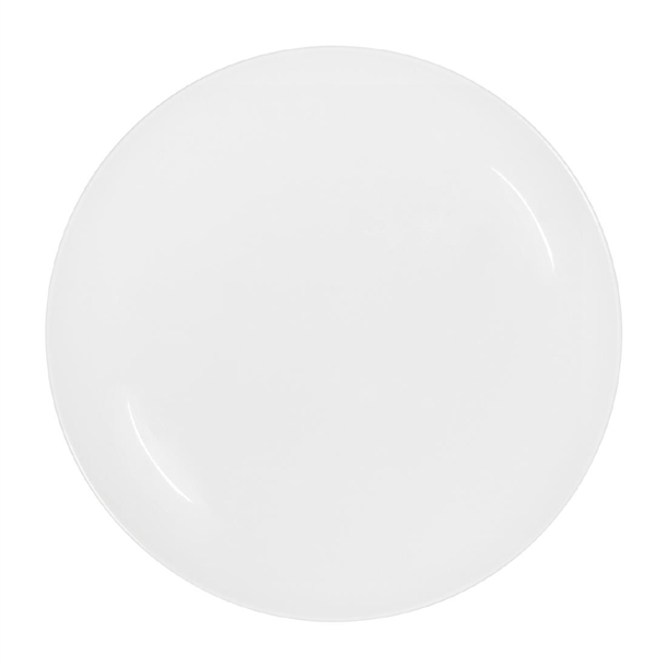 Tablekraft Core Round Plate Coupe Shape White - 150mm (Pack 6) (B2B)