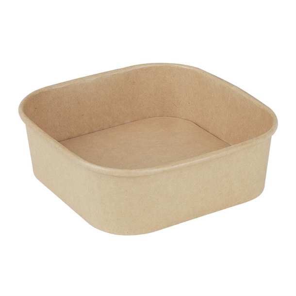 Fiesta Recyclable Square Container Base - 1000ml (Pack 300)