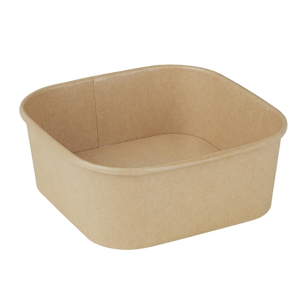 Fiesta Recyclable Square Container Base - 1200ml (Pack 300)