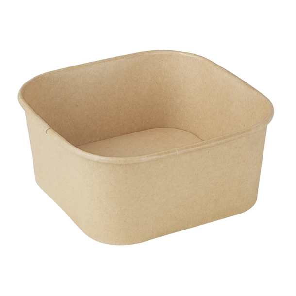 Fiesta Recyclable Square Container Base - 1400ml (Pack 300)