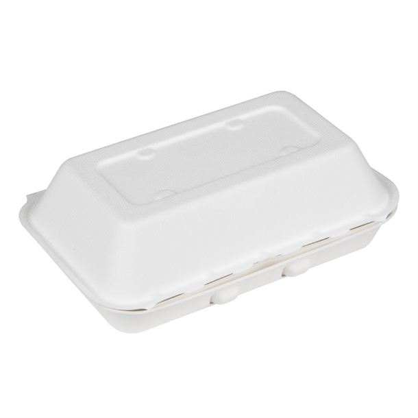 Fiesta Compostable Bagasse Food Container - 228x152mm (Pack 200)
