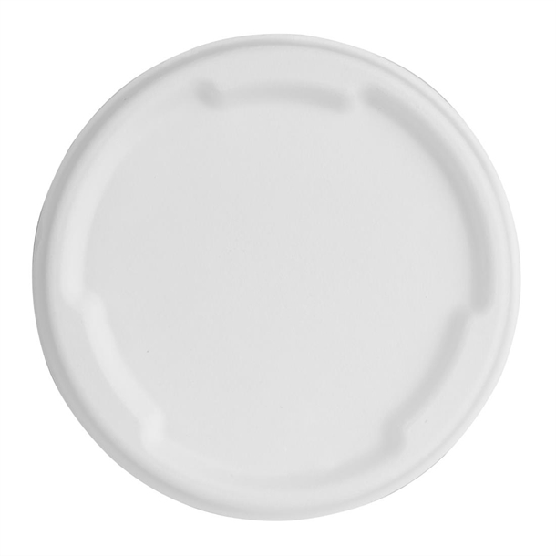 Fiesta Compostable Bagasse Lid for 400/500ml Bowl Base (Pack 50)