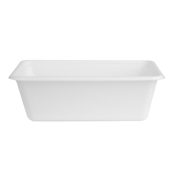 Fiesta Compostable Bagasse Food Container Base - 800ml (Pack 100)