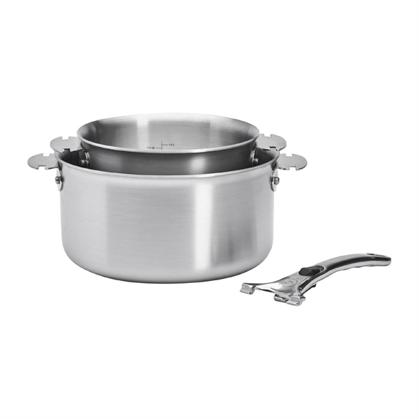 De Buyer Outdoor Set 2 Saucepans 16x200mm