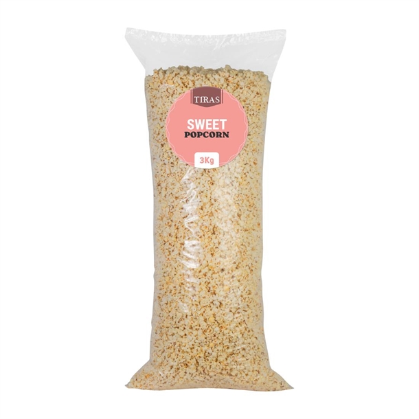 Tiras Ready-Made Sweet Popcorn - 3kg (Direct)