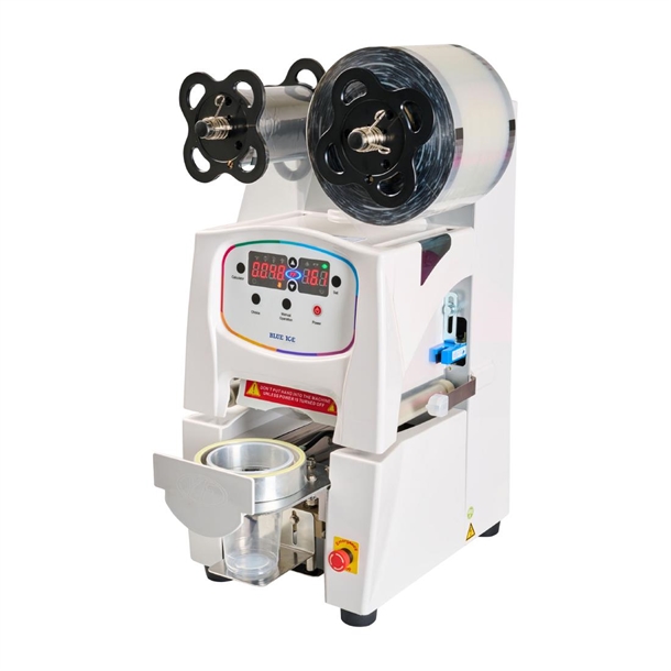 Blue Ice Cup Sealing Machine TS01 - 450 Cups/Hr Output (Direct)