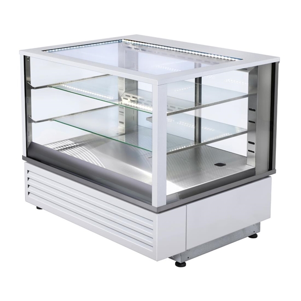Rollergrill Heated Display Cabinet White Finish HD 800 (Direct)