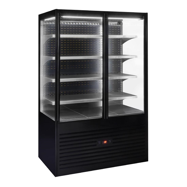 Rollergrill Self Serve Refrigerated Display Cabinet Black Finish SSC1200(Direct)