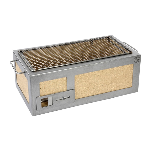 Medium Long Kasai Konro Grill with Stainless Steel Frame (B2B)
