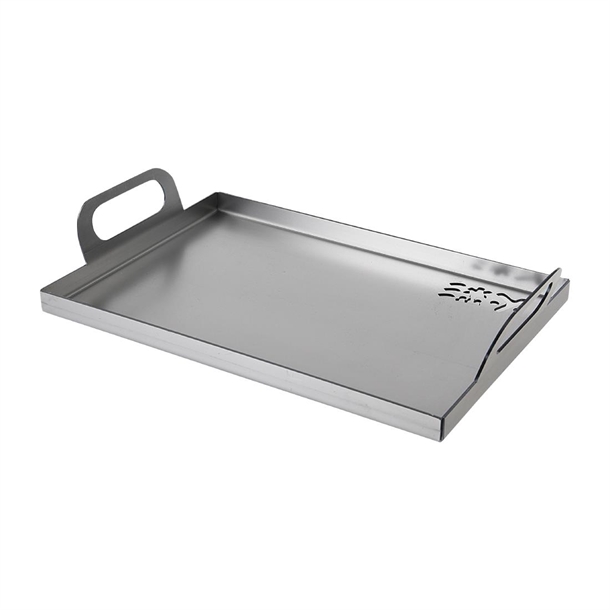 Kasai Konro Plancha Solid for Medium Wide Kasai Grill HW414 (B2B)