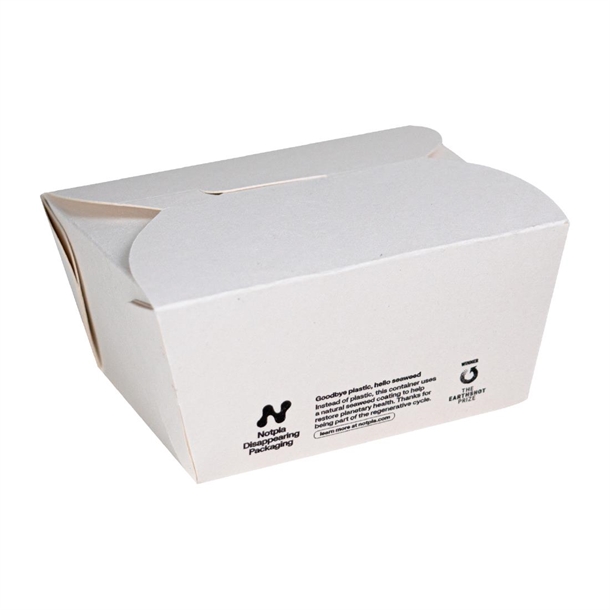 Notpla Food Box K1 White - 750ml (Pack 500)