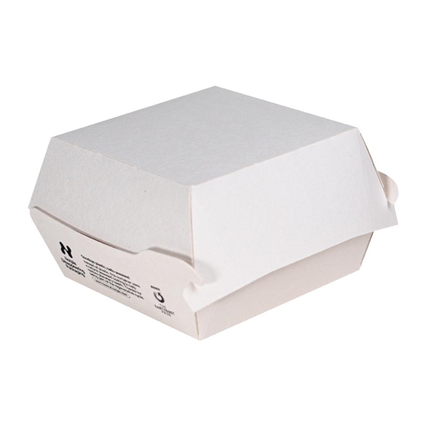 Notpla Clamshell Burger White (Pack 200)